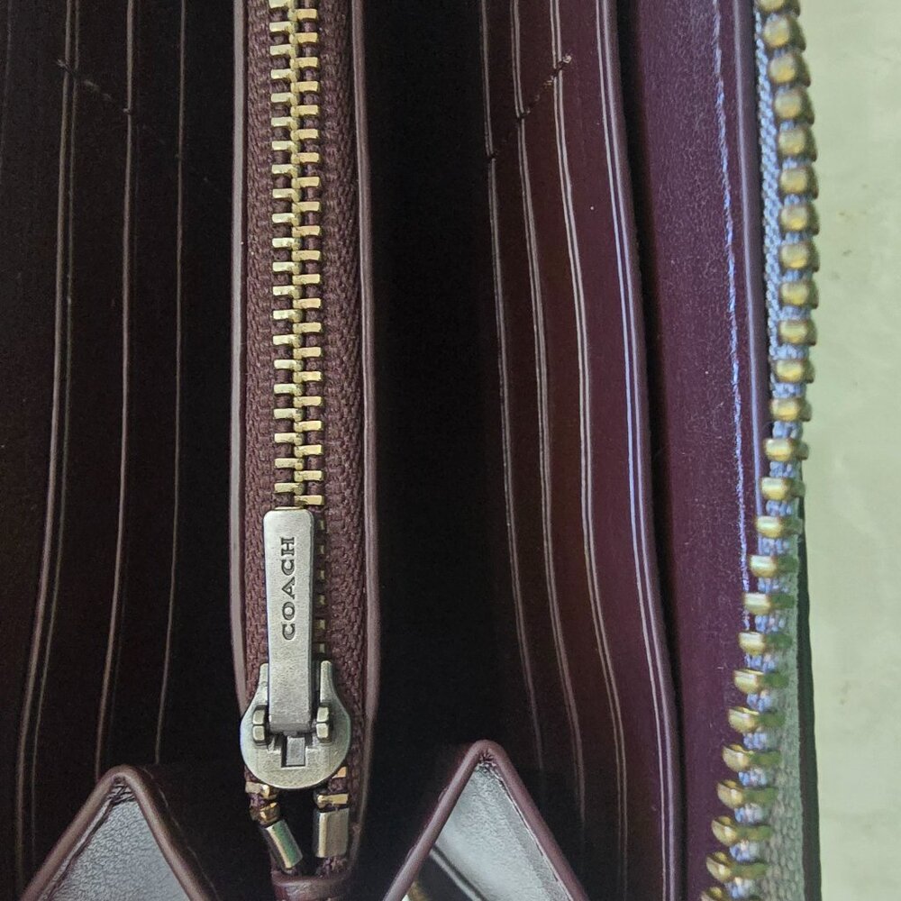 Coach Rivet Zip Wallet - Picture 13 of 16